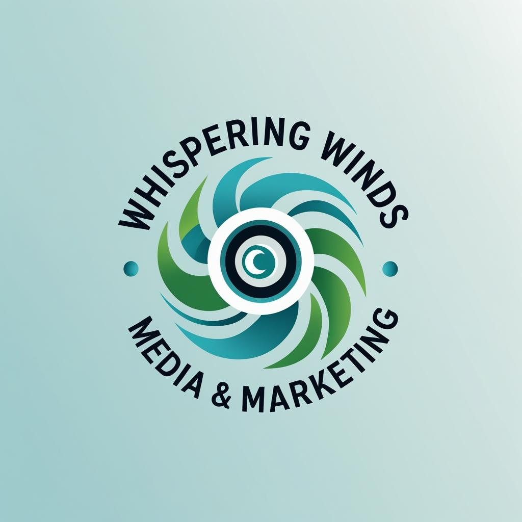 Modern Minimalist Media & Marketing Logo